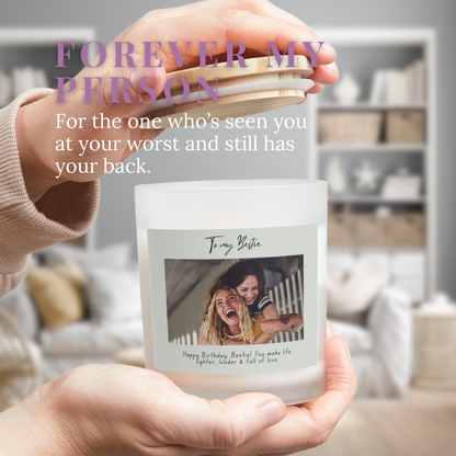 Personalized Photo Candle Gift