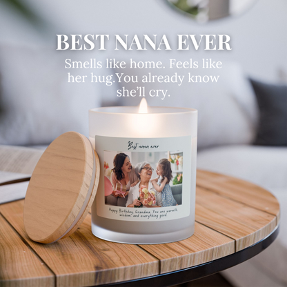 Personalized Photo Candle Gift