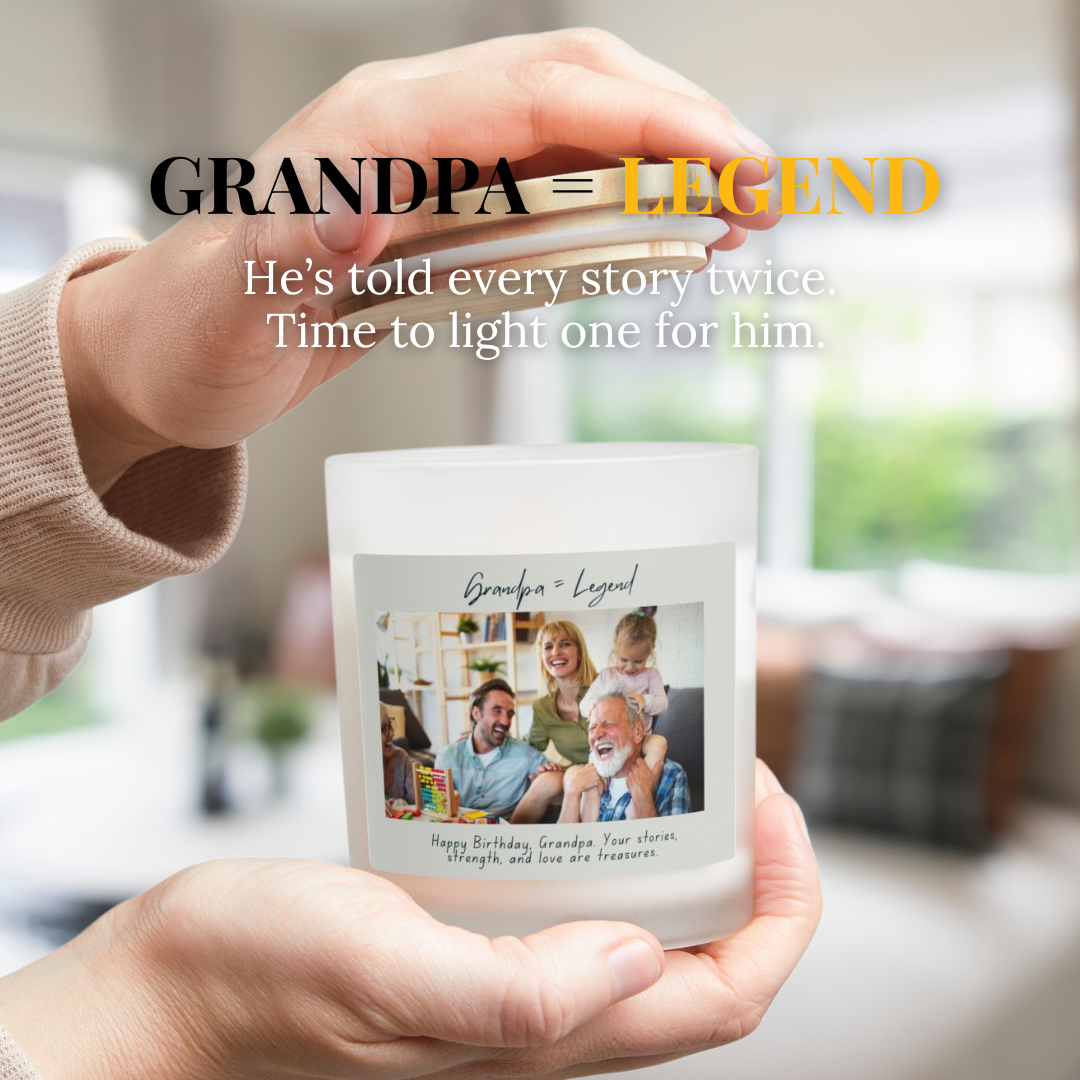 Personalized Photo Candle Gift
