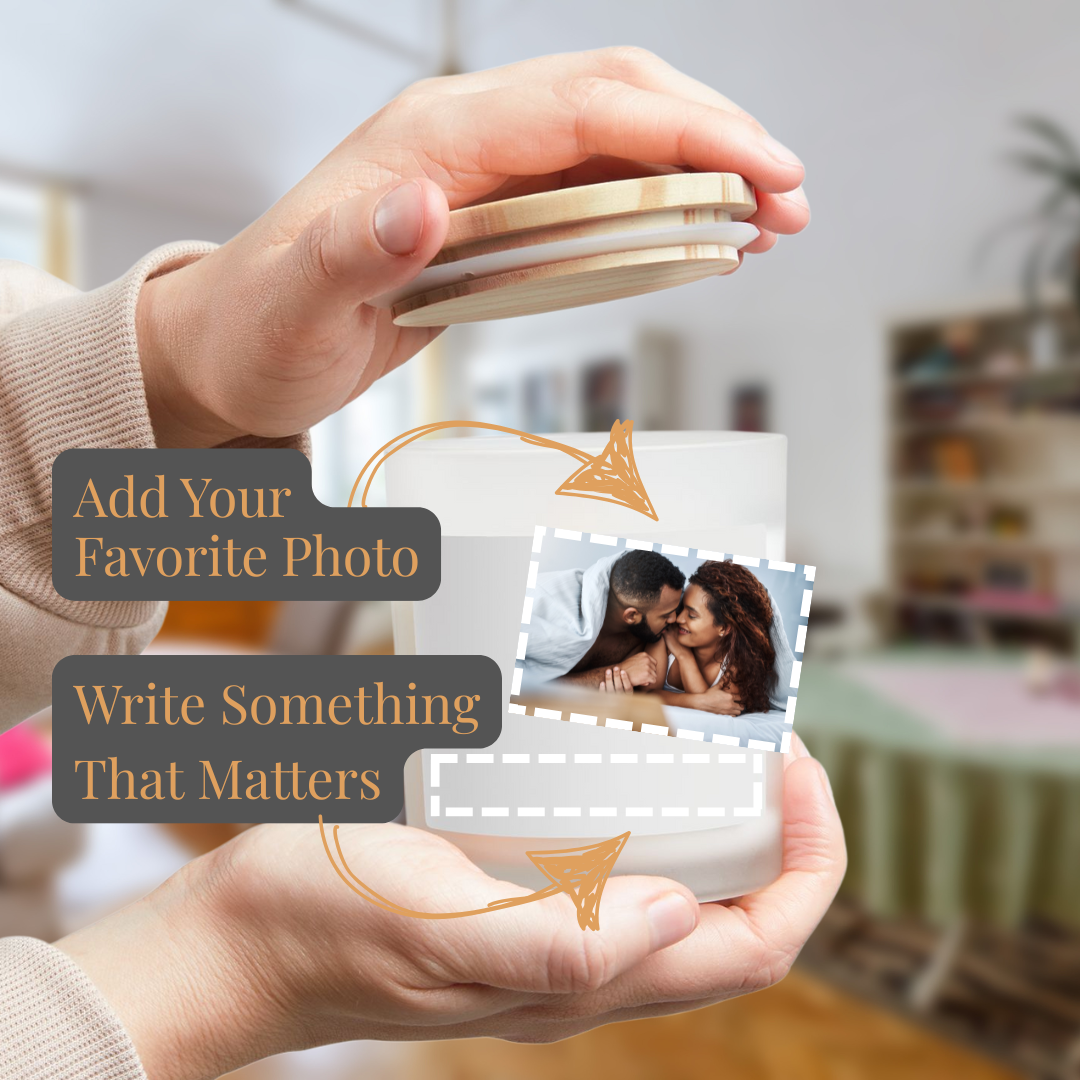 Personalized Photo Candle Gift