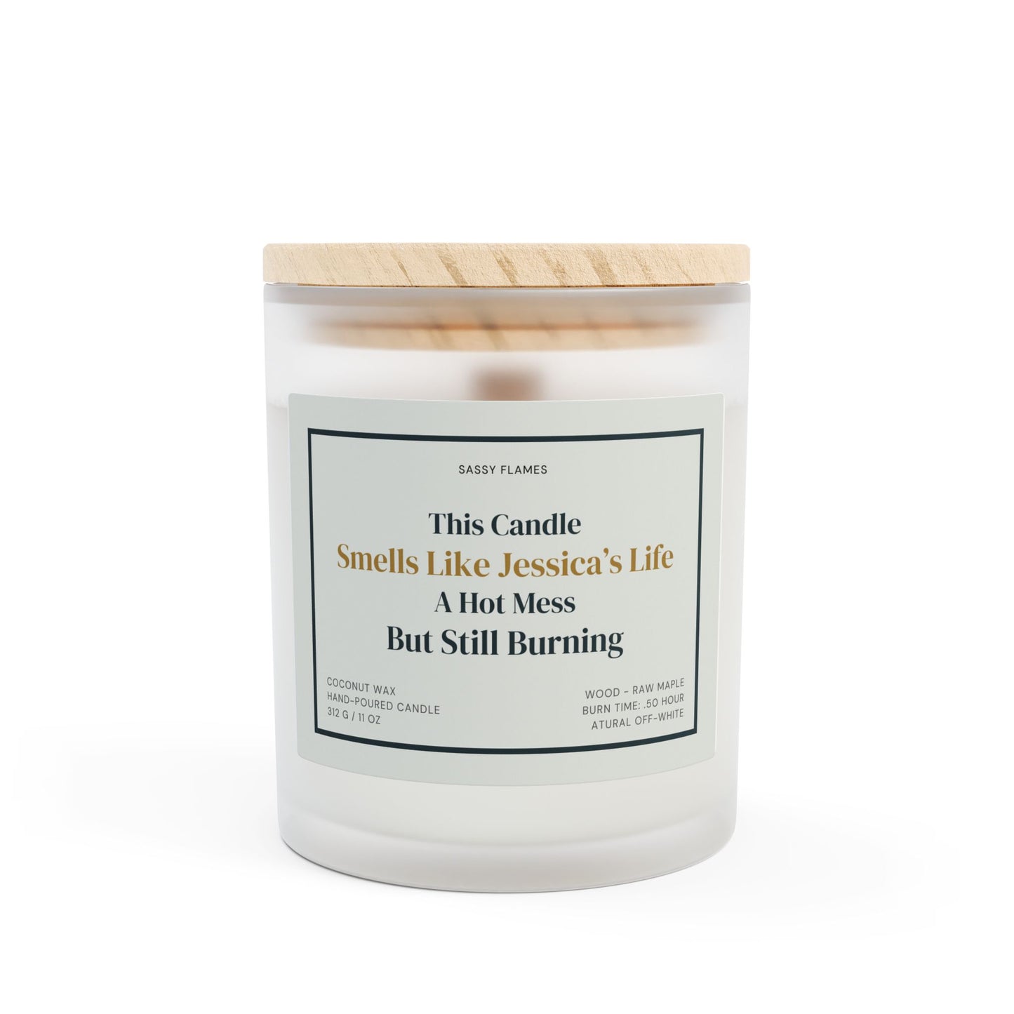 Funny Personalized Candle